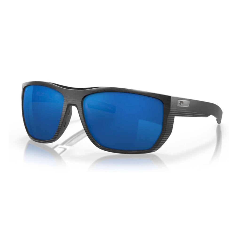 Costa Santiago Sunglasses Polarized in Net Black with Blue Mirror 580G